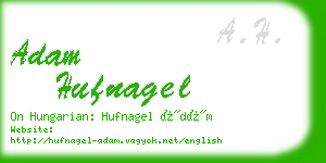 adam hufnagel business card